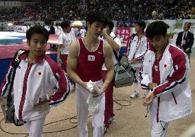 Japanese men finish 4th at world gymnastics c'ships